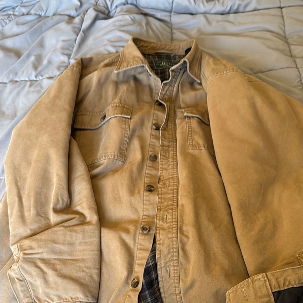 G.H. Bass & Co. Tan Lightweight Shirt Jacket